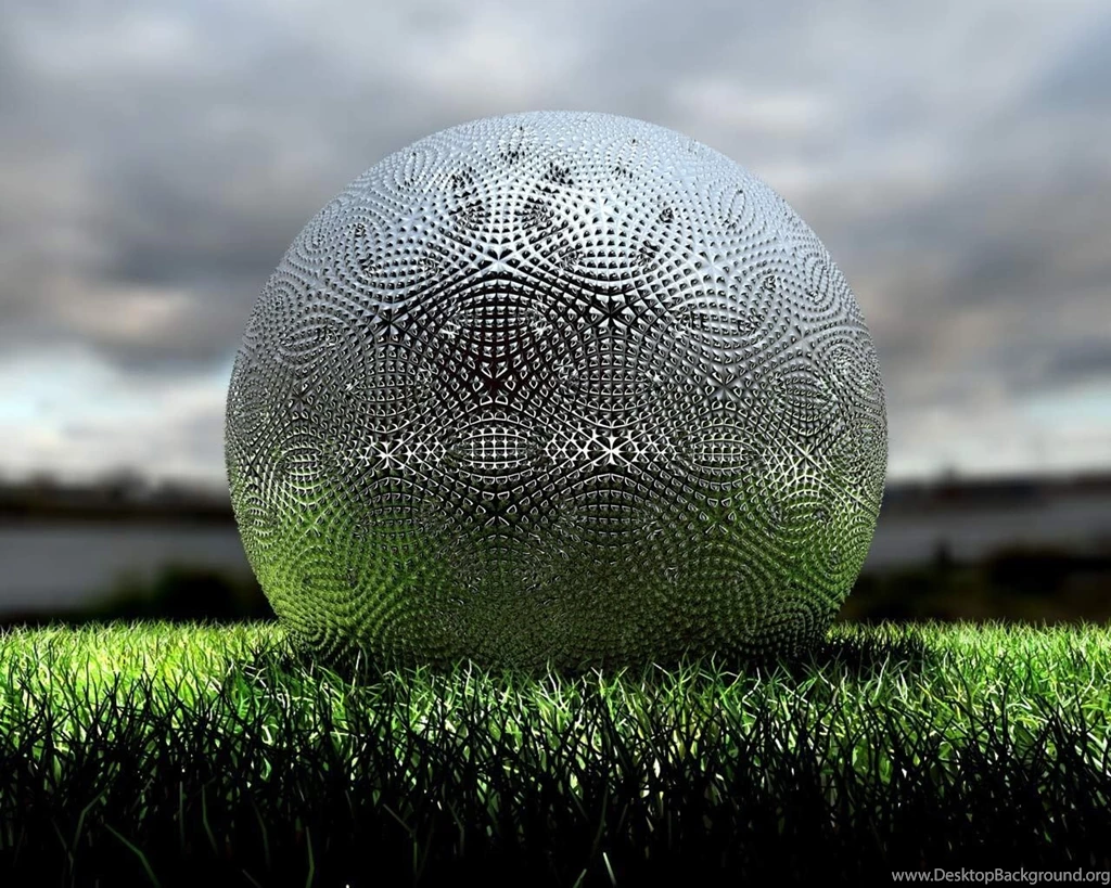 1280x1024 Sphere On Grass Desktop PC And Mac Wallpapers