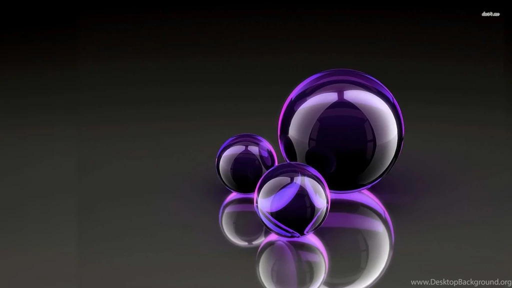 Purple Spheres Wallpapers   3D Wallpapers