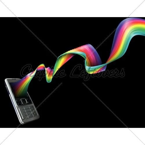 Phone Rainbow Backgrounds · GL Stock Images