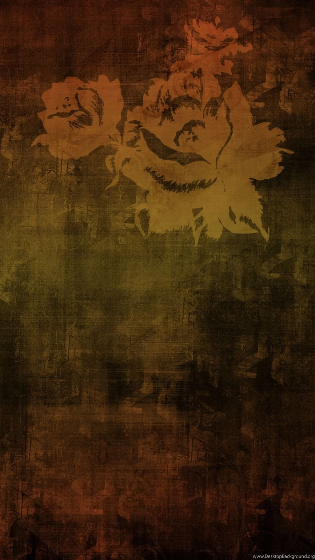 Vintage Floral Texture Mobile Wallpapers 11676