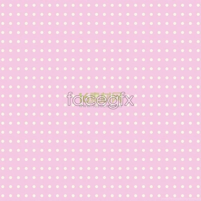Pink Polka Dot Solid Color Backgrounds Picture
