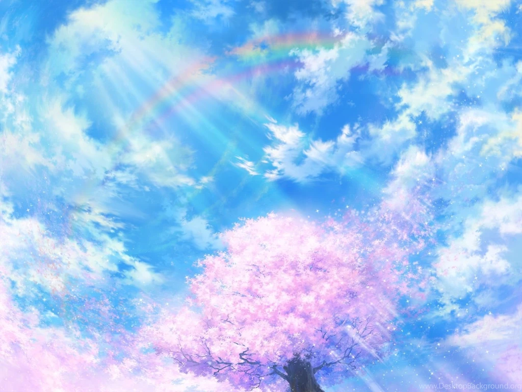 Hd 1600x1200 Beautiful Pink Tree In Sunshine Desktop Wallpapers ...