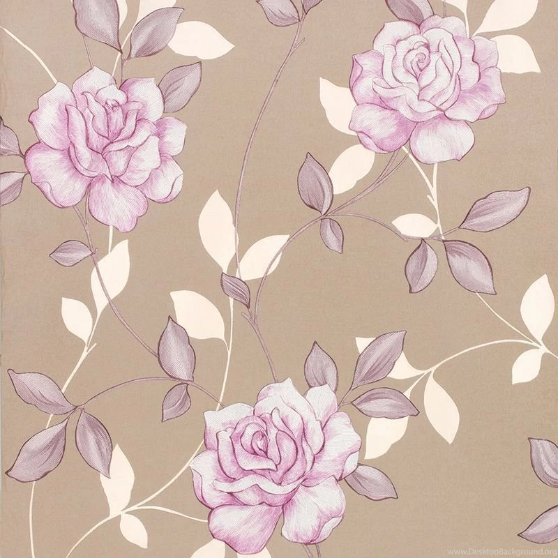 Luxury Gold 3D Rose Wallpapers Romantic Floral Backgrounds Wallpapers ...