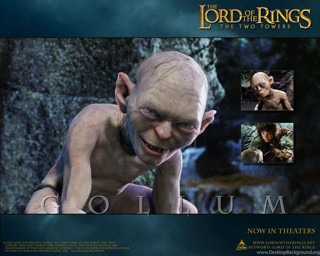 Free Desktop Wallpaper, Gollum