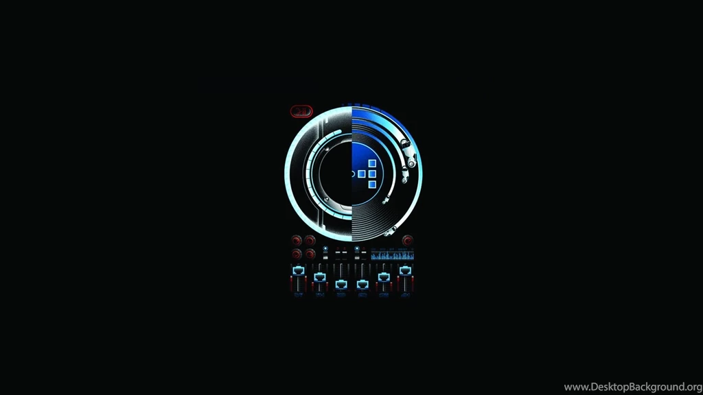 Daft Punk Mixer Turntable Black F Wallpapers