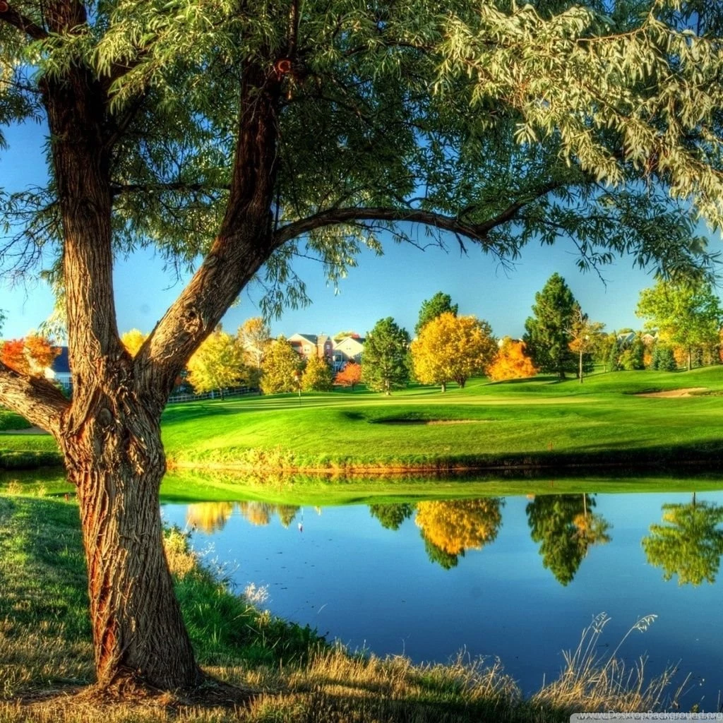 Golf Course Landscape HD Desktop Wallpapers : High Definition ...