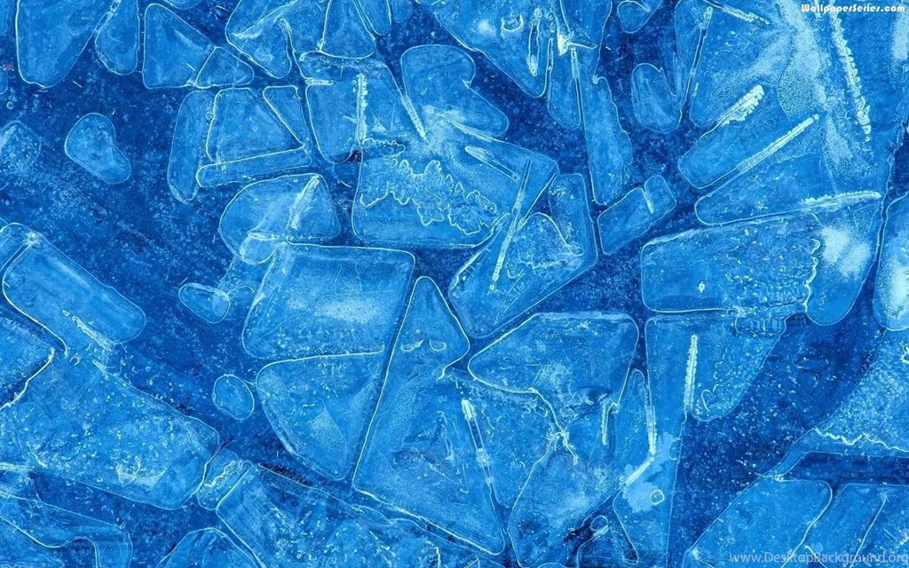 Blue Ice Texture Wallpaper.