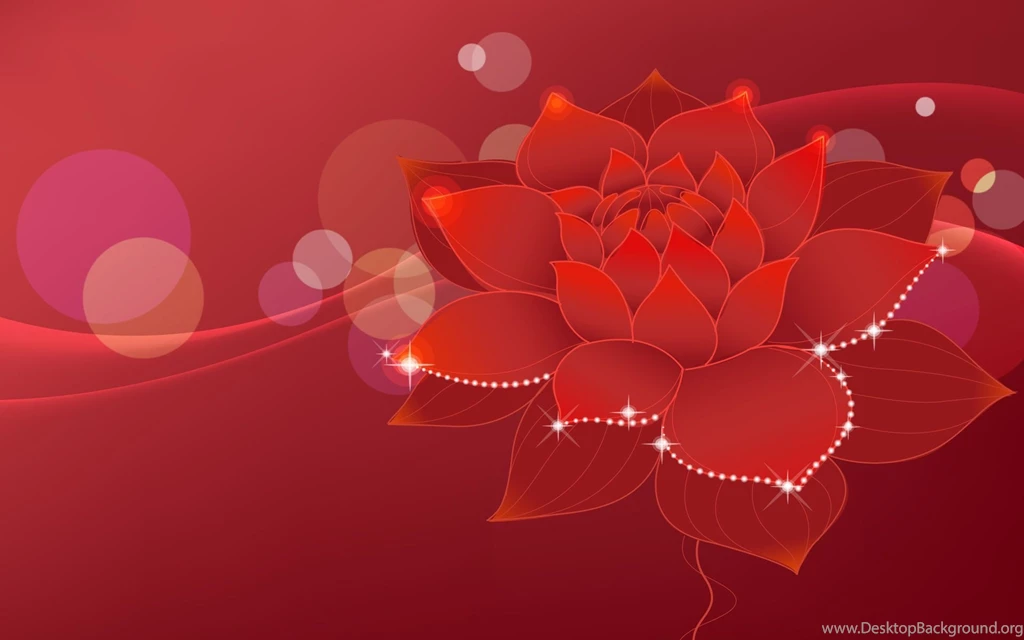 Flowers Background Wallpaper Computers Red.jpg