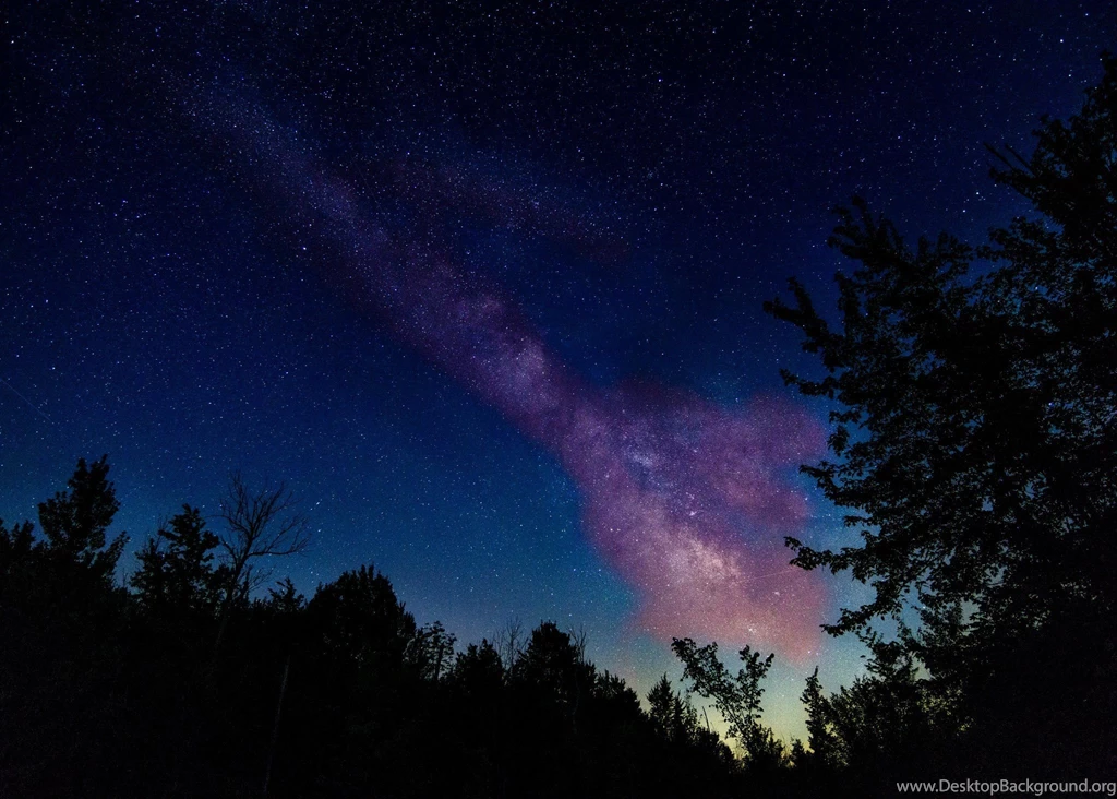 Galaxy Milky Night Rock Sky Space Stars Wallpapers Wallpapers ...