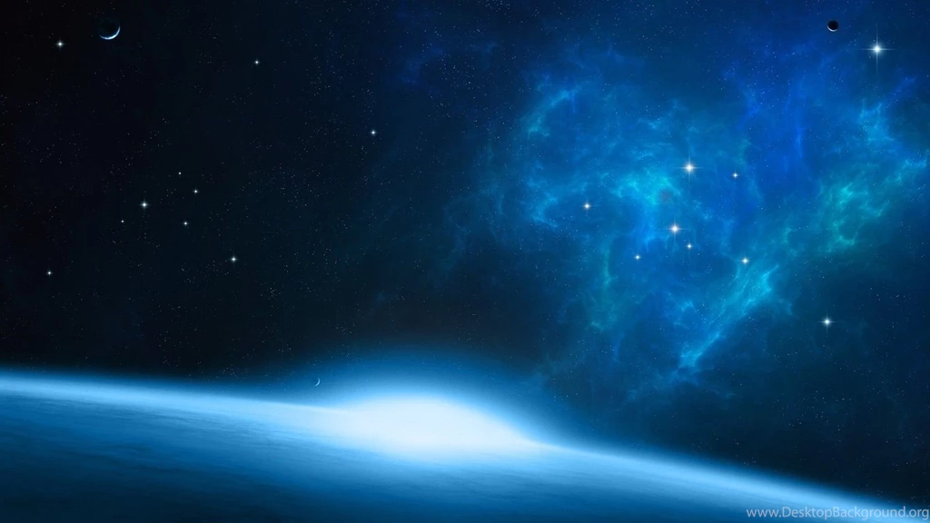 Space: Reticulum Space Blue Sky Moon Star Best Wallpapers For High ...