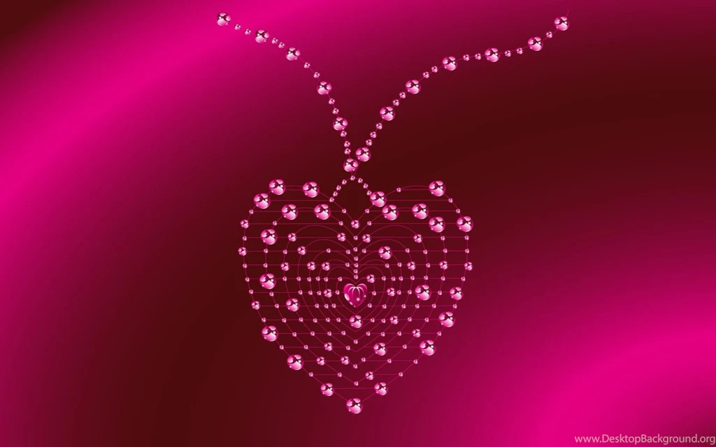 Free Wallpapers Of A Pink Necklace