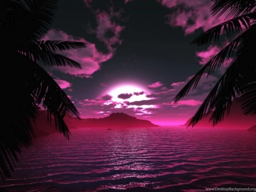 Pinkish Sunset Wallpapers