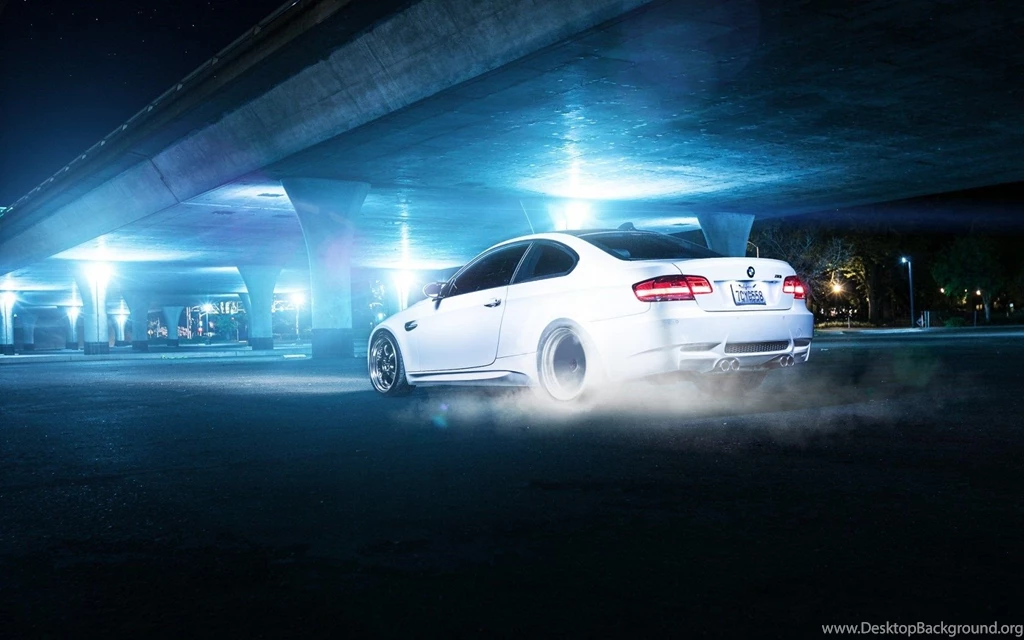 Car Of BMW Run Under Bridge Hd Wallpapers Photo
