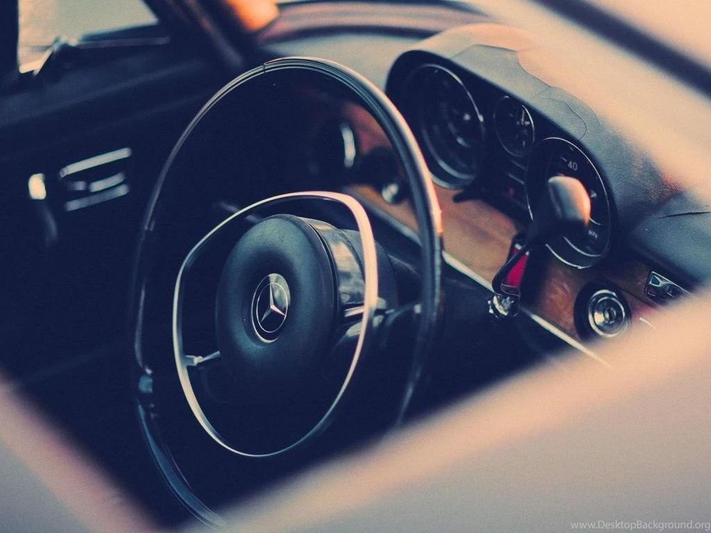 1024x768 Vintage Mercedes Benz Steering Wheel Desktop PC And Mac ...