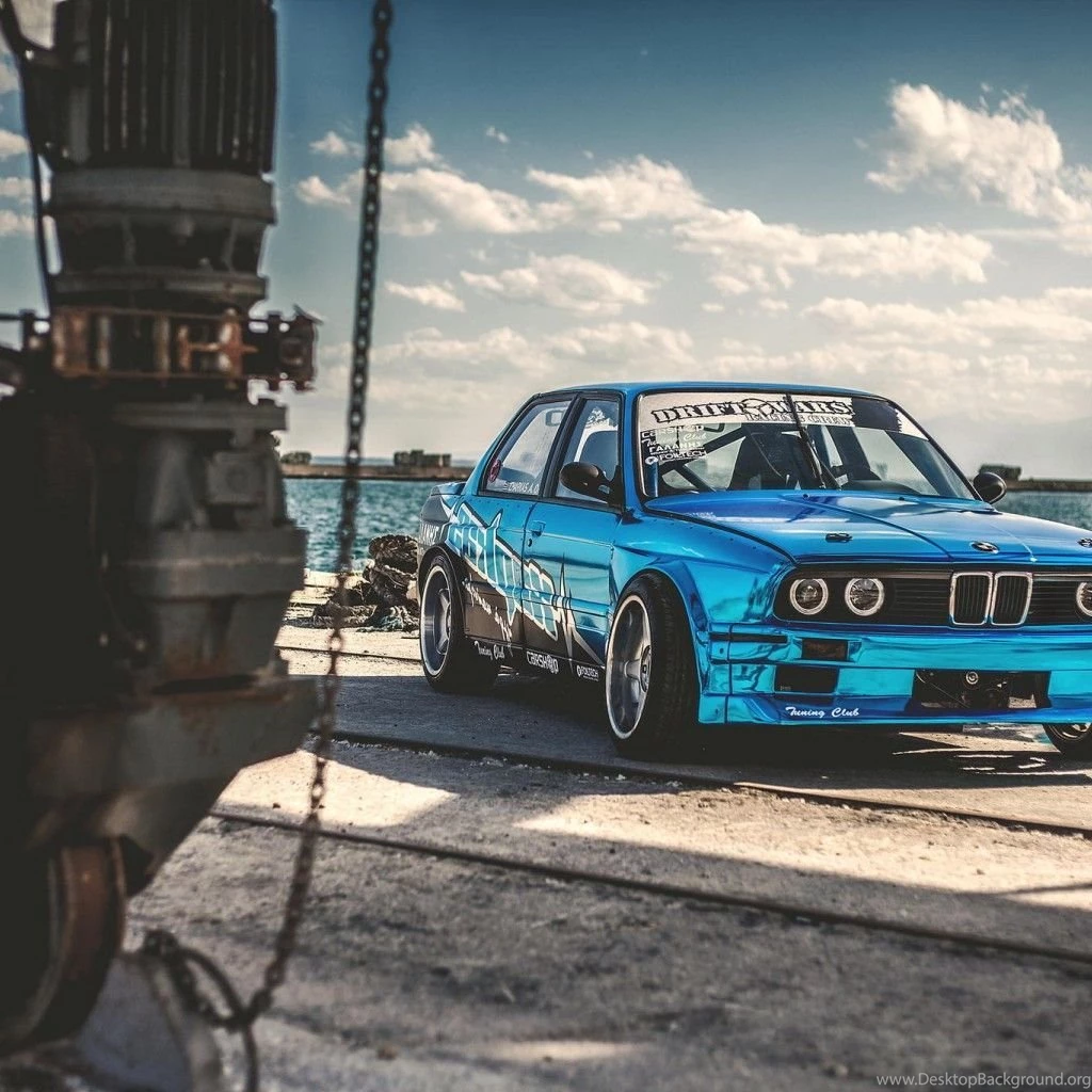 Wallpapers Bmw, E30, M3, V8, Blue Chrome   Car Pictures And Photos ...