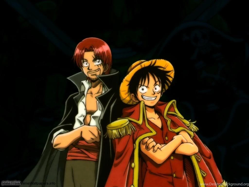 Download Shanks And Monkey Luffy Redhaired Wallpapers 1024x768 ...