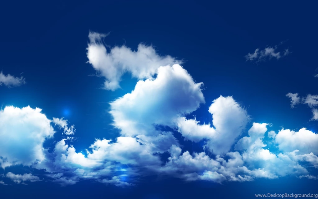 Blue sky clouds wallpaper .jpg
