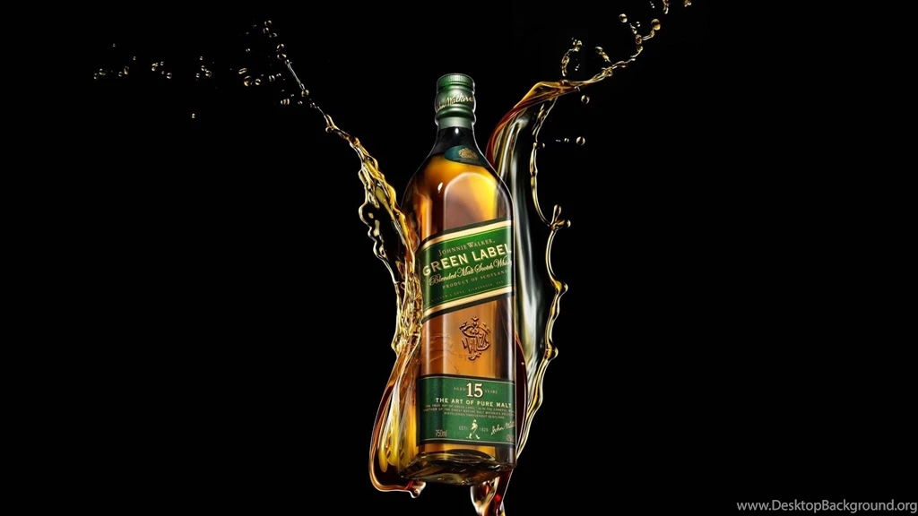 Download Wallpapers 3840x2160 Johnnie Walker, Green Label, Whiskey ...
