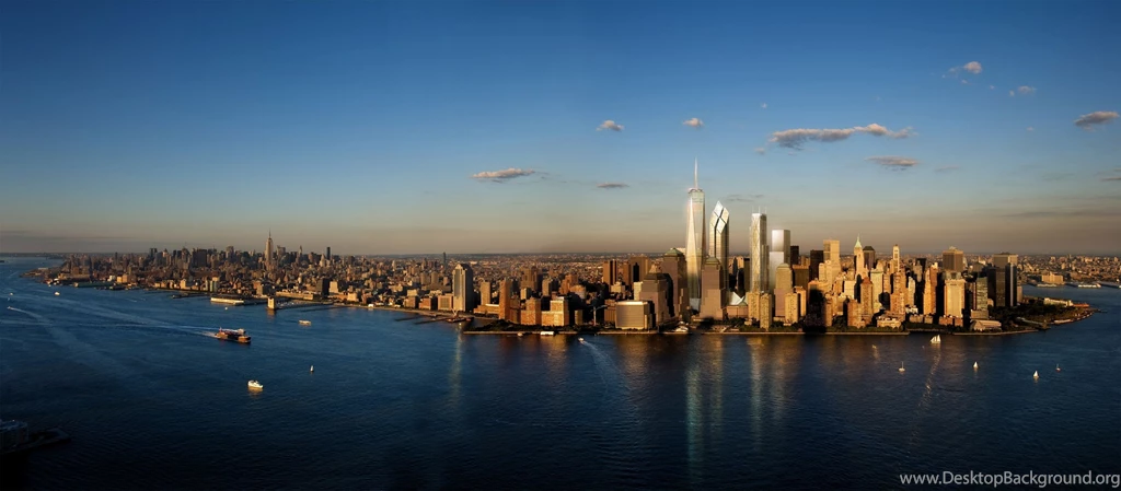 Dual Monitor New York Skyline Wallpapers Magic4Walls.com