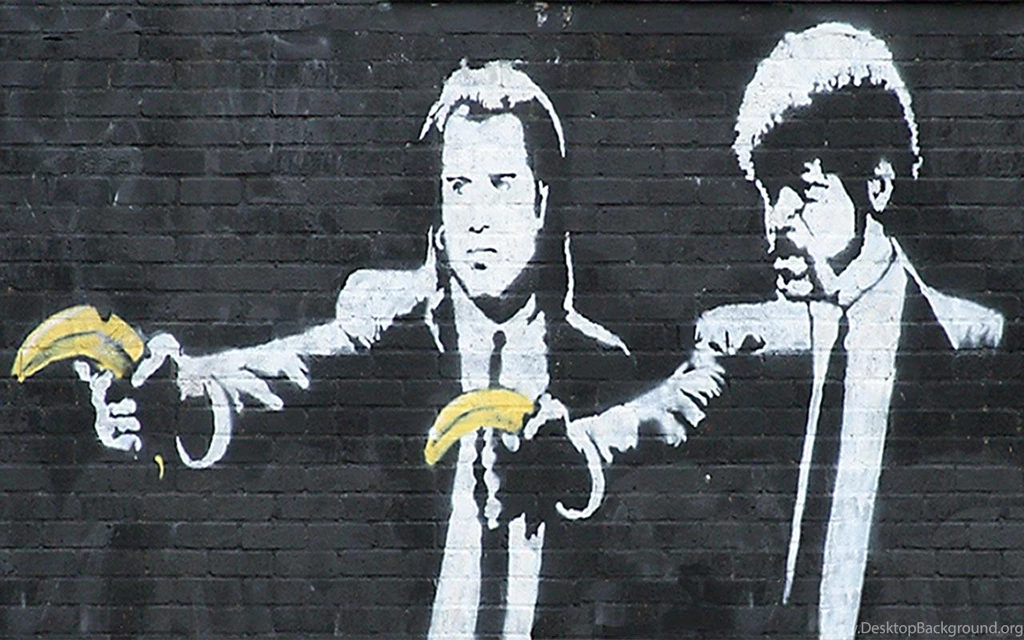 Pulp Fiction Banksy Wallpapers