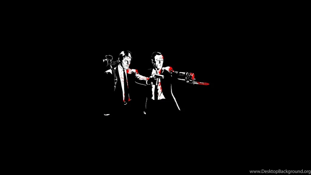 Pulp Fiction Walking Dead Crossover Wallpapers Free Wide HD Wallpapers