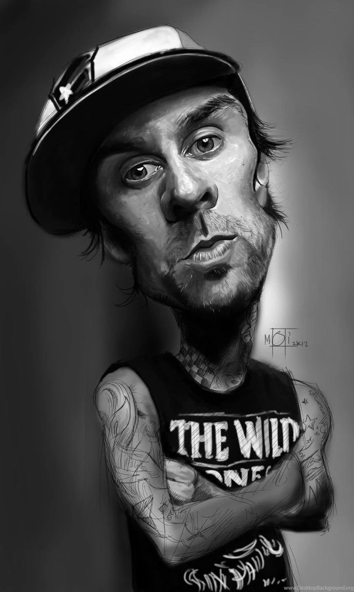Travis Barker Sketchpainting By Shavunei23 On DeviantArt