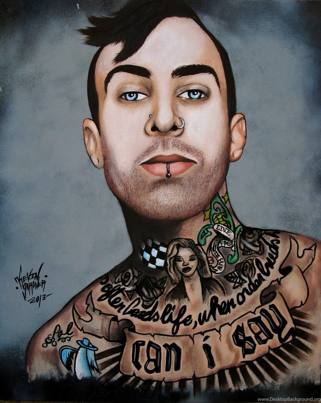 Travis Barker (Touch Up/Re Paint) By KgTheOctopus On DeviantArt