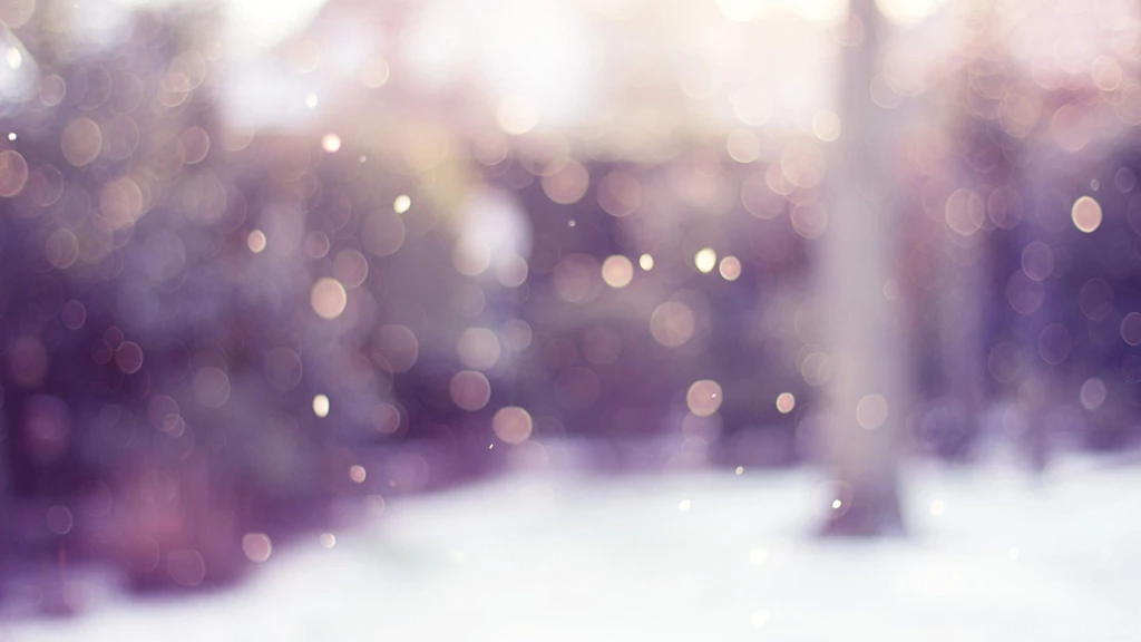 2560x1440 Winter Bokeh Desktop PC And Mac Wallpapers