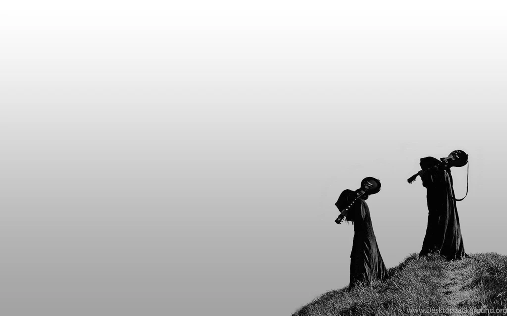 Black Gray Robes Electric Guitars Guitarists Sunn O))) Drone Doom ...