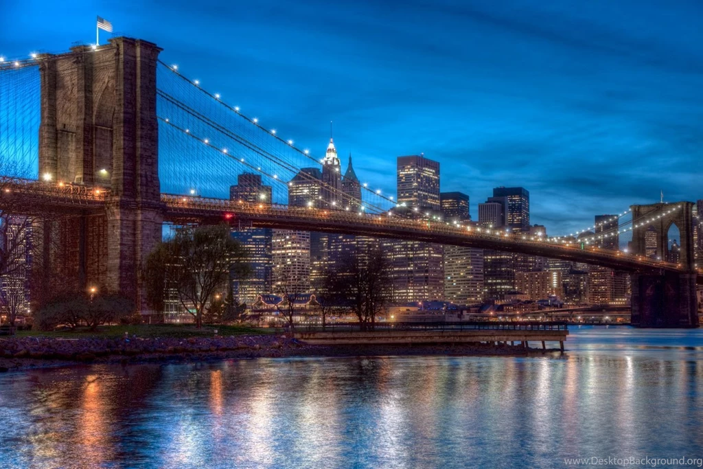 Brooklyn Bridge At Night HDR By ZingZama On DeviantArt