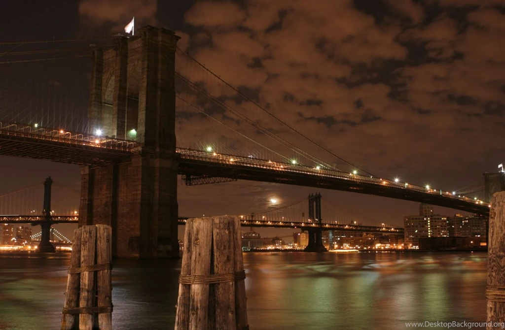 File:Brooklyn Bridge At Night.jpg   Wikimedia Commons