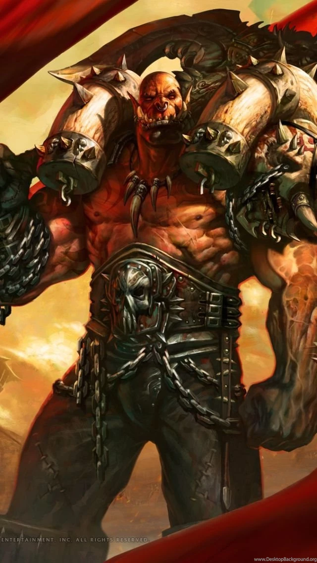 iPhone 5S, 5C, 5 Garrosh Hellscream Wallpapers HD, Desktop ...