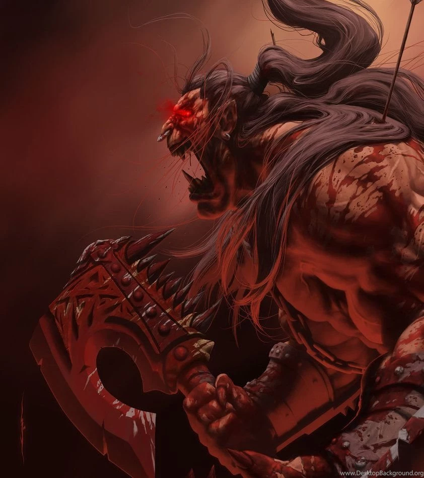 Warcraft   Grom Hellscream By Geoffrey E On DeviantArt