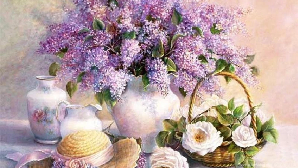 Lilacs And Camellias Wallpapers (