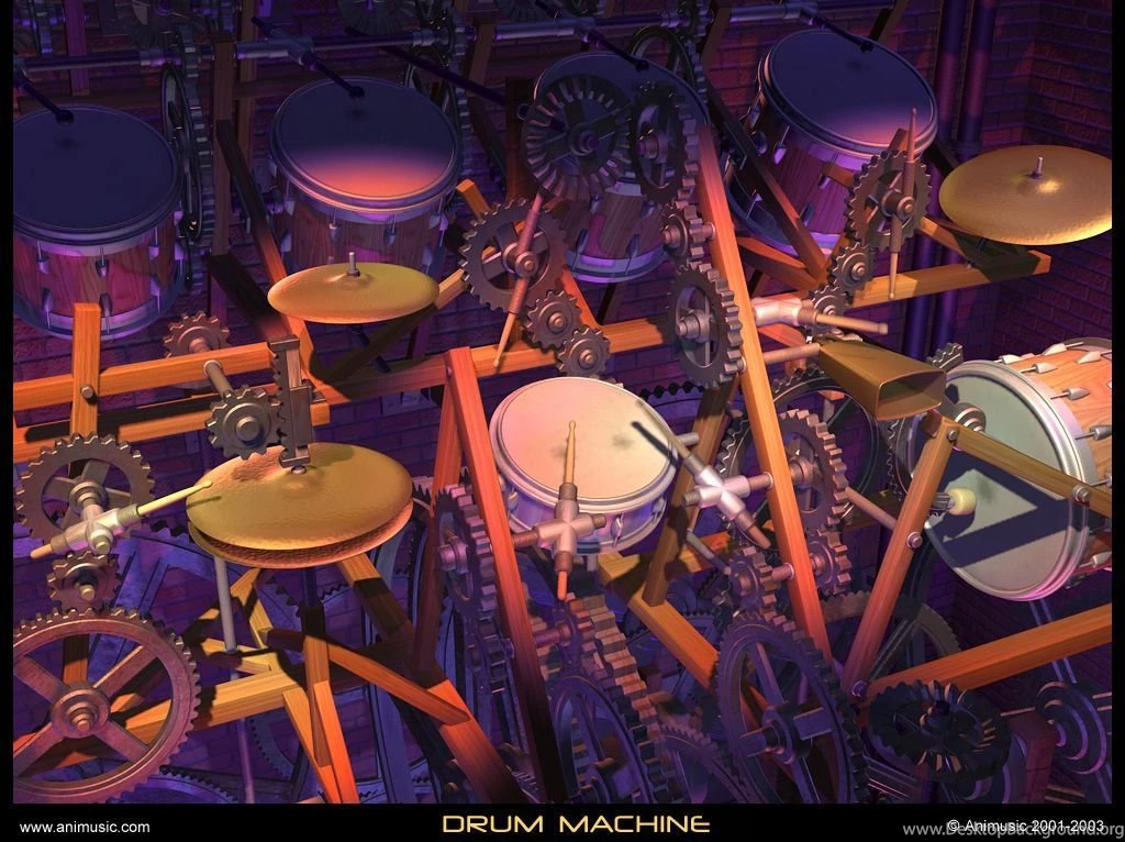 Drum Machine Animusic Desktop Wallpapers