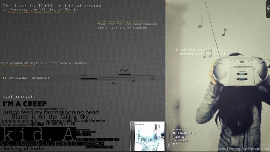 Radiohead Desktop By Vinartvin On DeviantArt