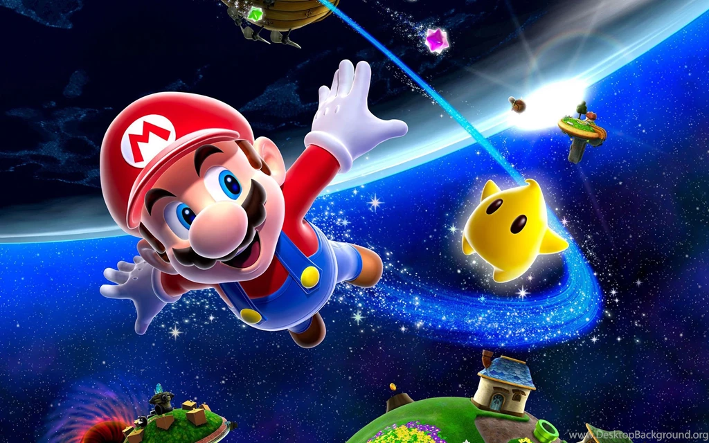Super Mario Galaxy Game Wallpaper Desktop Backgrounds.jpg