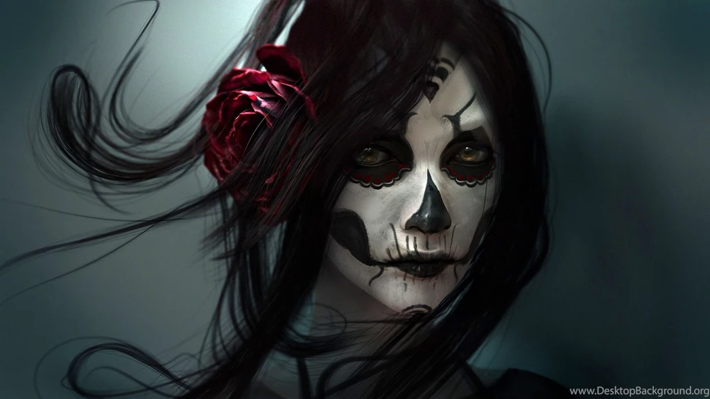 Sugar Skull Bodyart Wallpapers