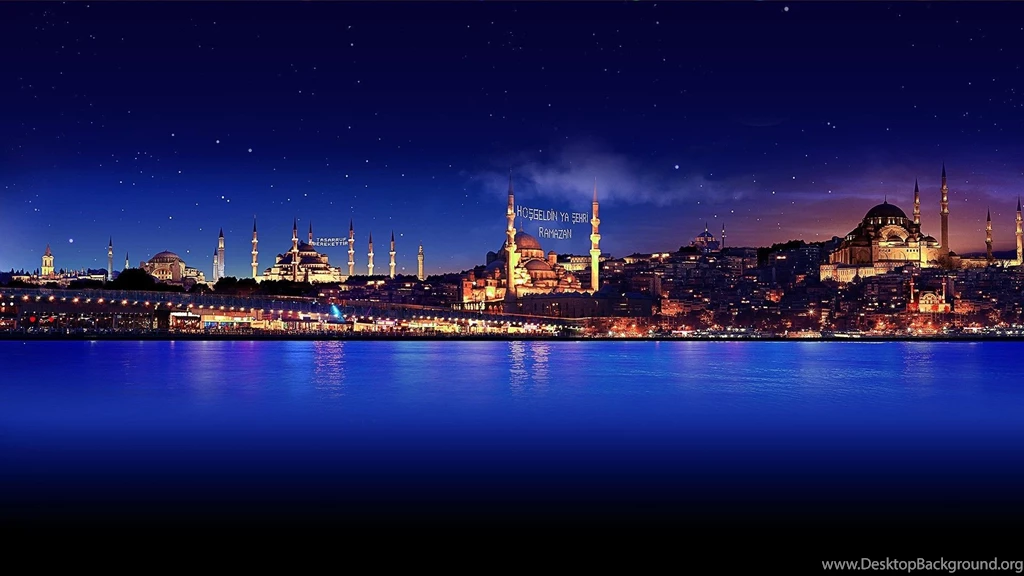 Night Beautiful Metropolis Of Turkey HD Desktop Wallpapers