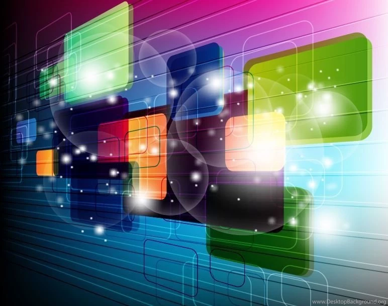 Abstract 3D Technology Vector Backgrounds Deskt
