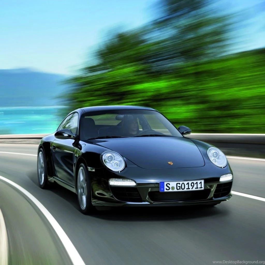 2011 Black Porsche 911 Black Edition iPad Wallpapers Download ...