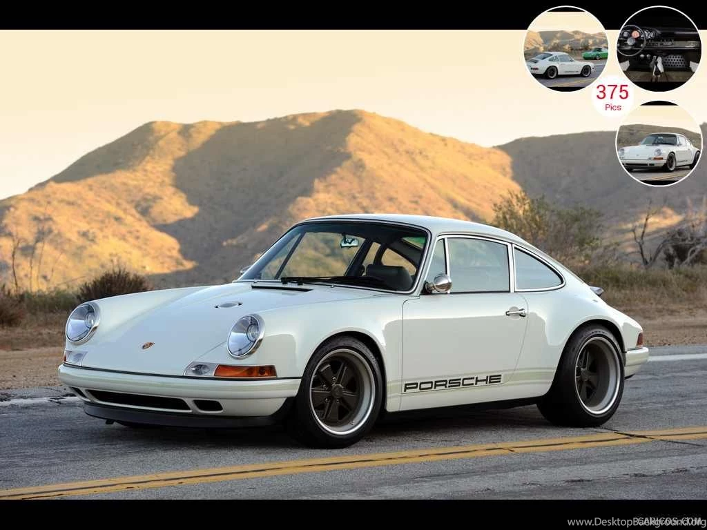 Singer Porsche 911 White Front