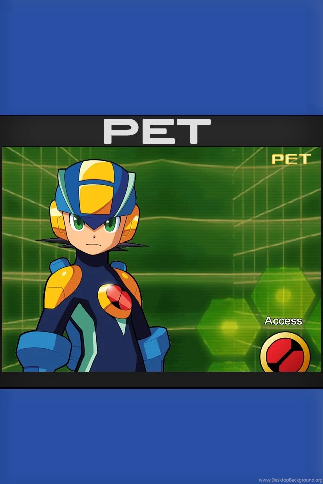 DeviantArt: More Like Megaman EXE PET On iPhone Retina Display ...