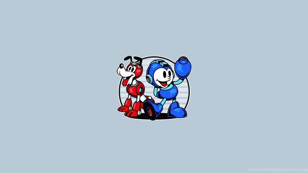 Disney Mickey Pluto Mega Man Wallpapers