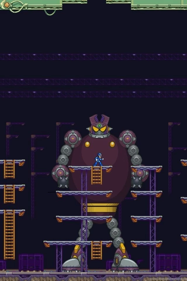 640x960 Retro: Megaman Iphone 4 Wallpapers