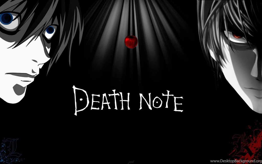 Death Note Light And Ryuk   Wallpaper.