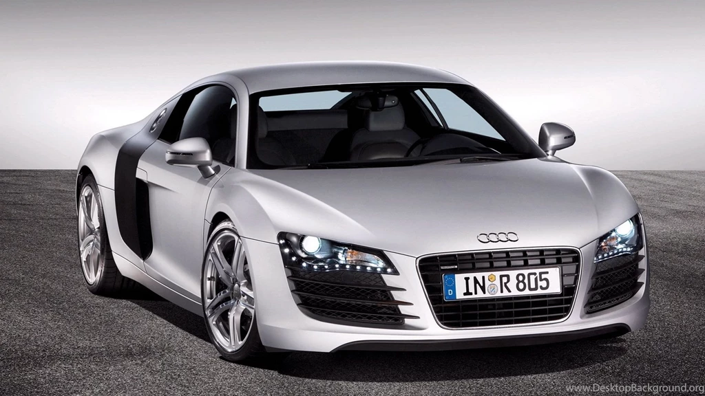 2008 Silver Audi R8 Desktop Wallpapers 1910