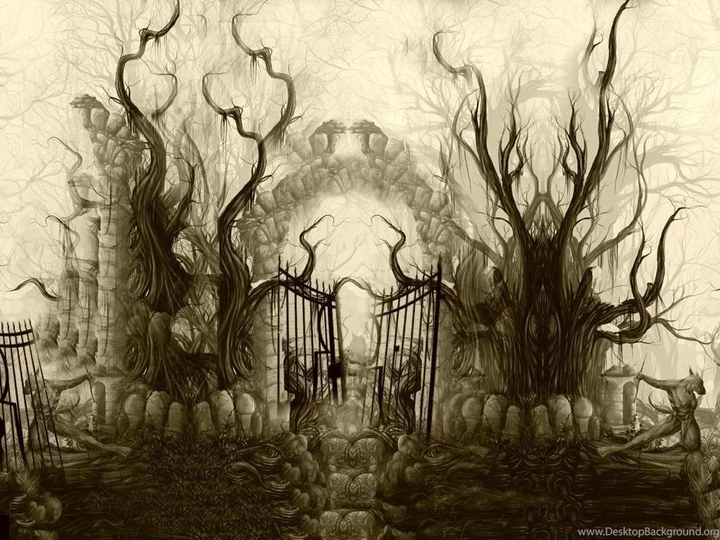 Scary Devil Gate Wallpaper Backgrounds