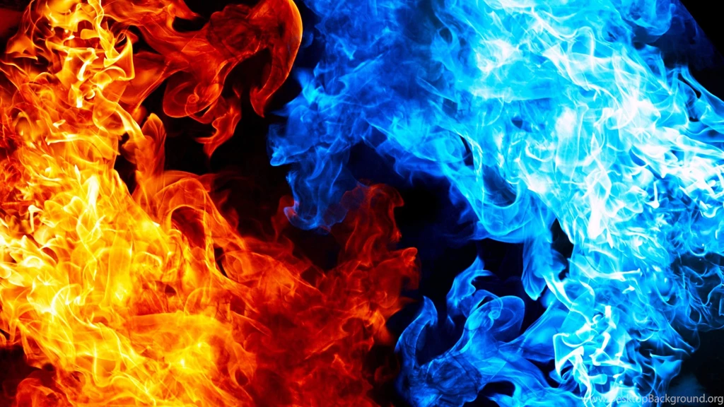 Download Blue And Red Fire HD Wallpapers For 4K 3840 X 2160 ...