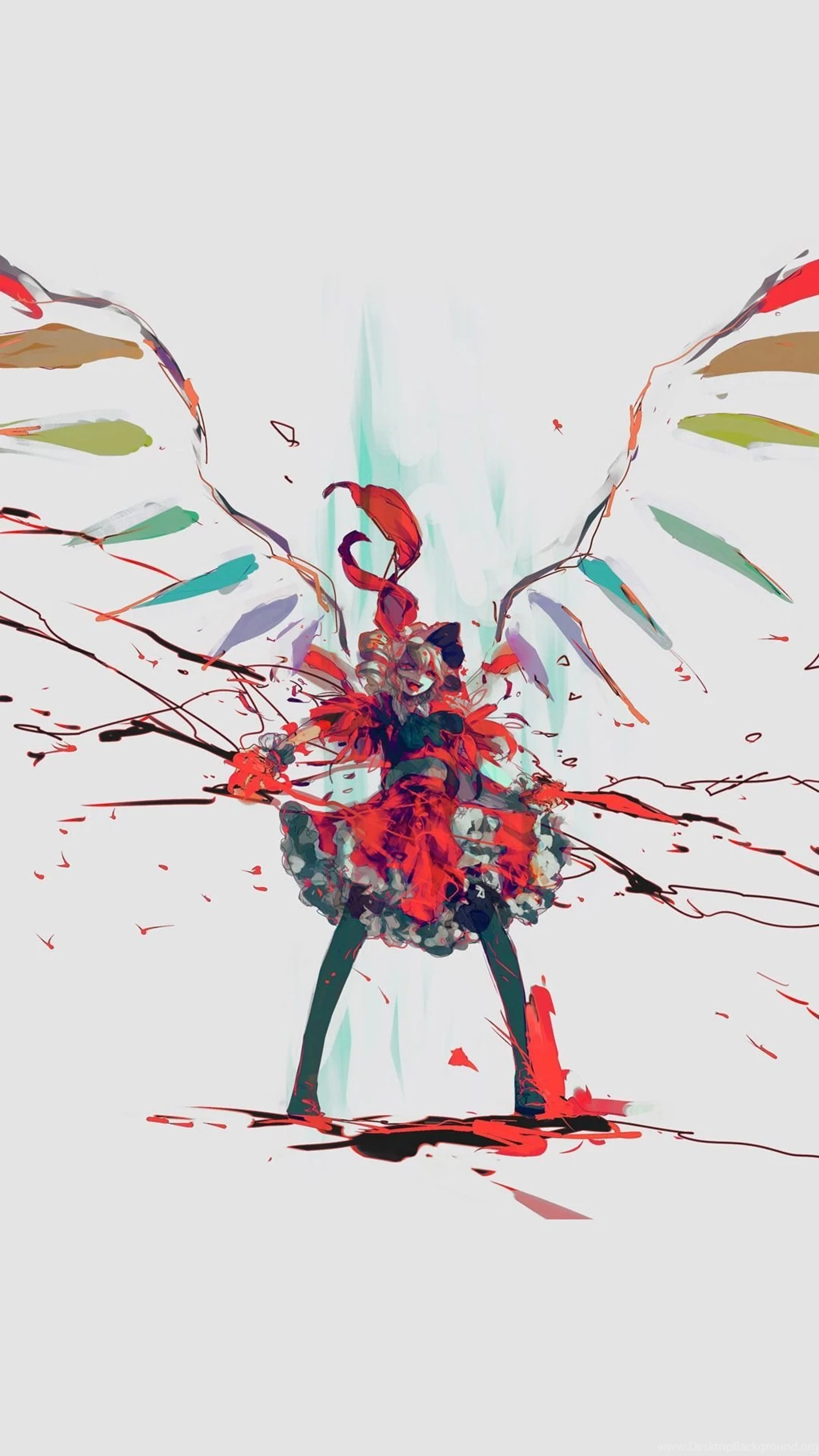 Flandre Scarlet Mobile Wallpapers
